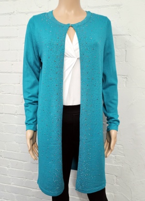 Anonymous Embellished Edge to Edge Cardigan